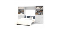 Full PUR Wall Bed with Storage 131"